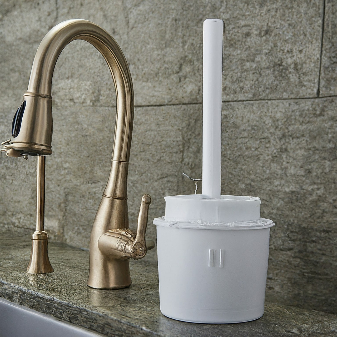 A water filter can help remove arsenic from drinking water